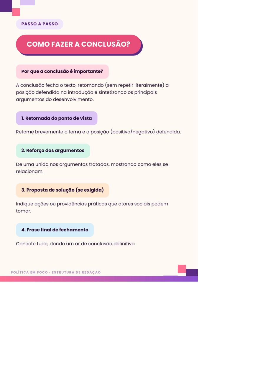 Conclusão com Proposta de Intervenção